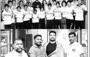 Jaiwanth had sponsored the Silambam School with the Silambam Sticks