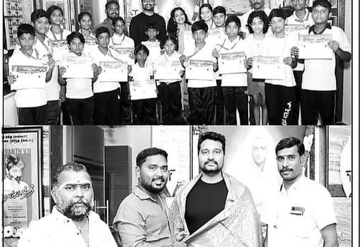 Jaiwanth had sponsored the Silambam School with the Silambam Sticks